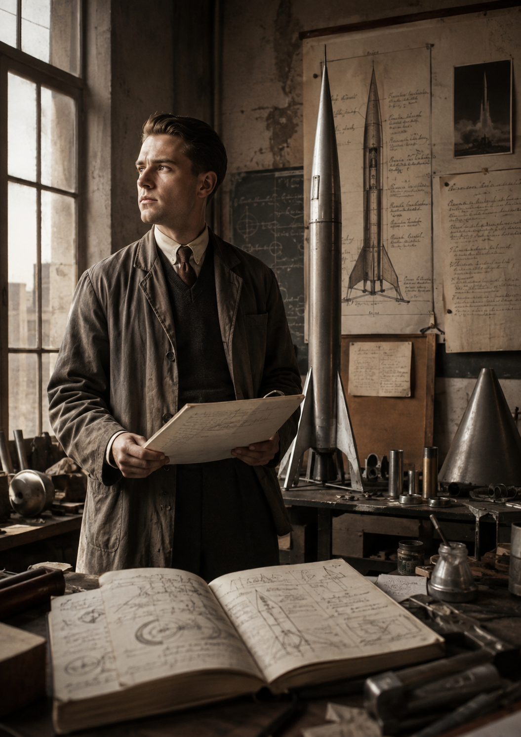Wernher von Braun au temps des premières ambitions de fusées