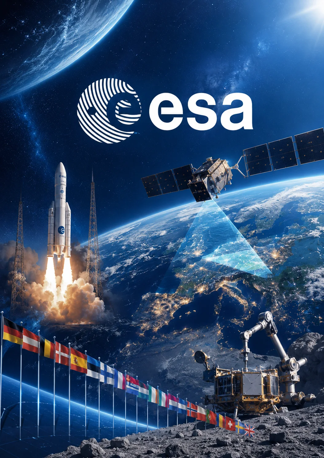 Illustration consacrée à l’ESA