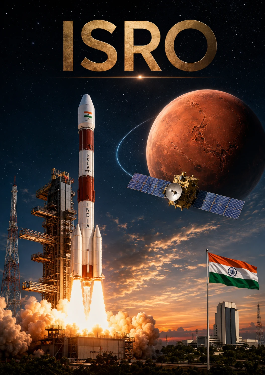 ISRO — représentation visuelle de l’organisation