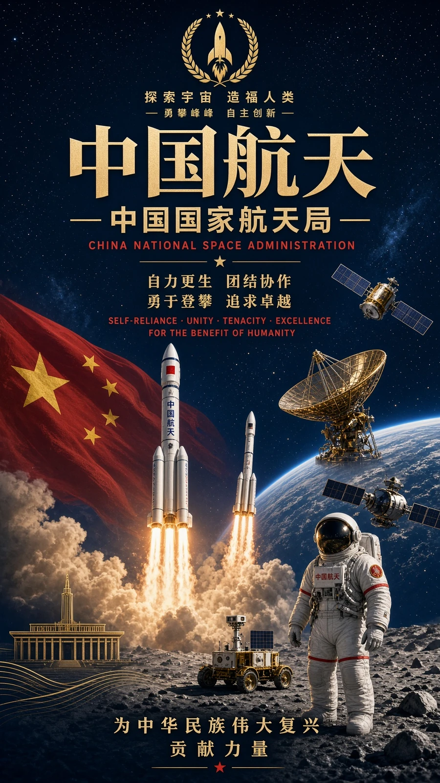 Programme spatial chinois : convergence des capacités