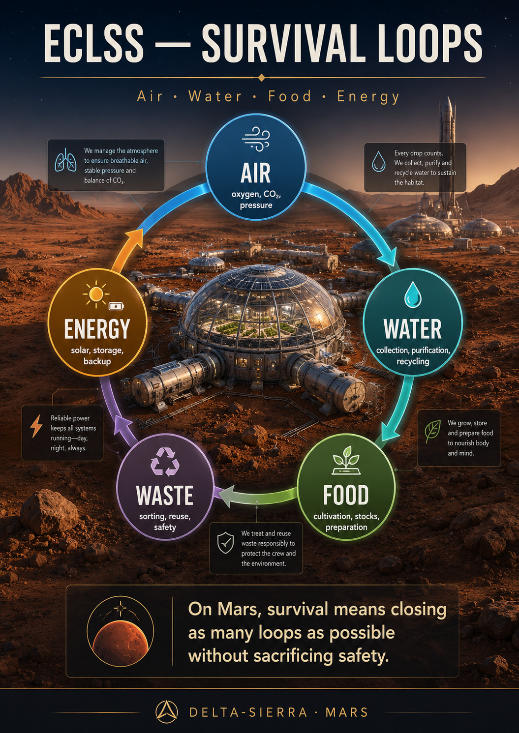 Closed-loop air system.