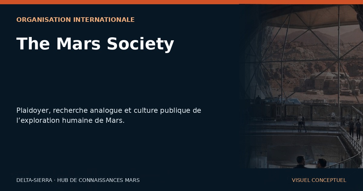 Mars Society — représentation visuelle de l’organisation