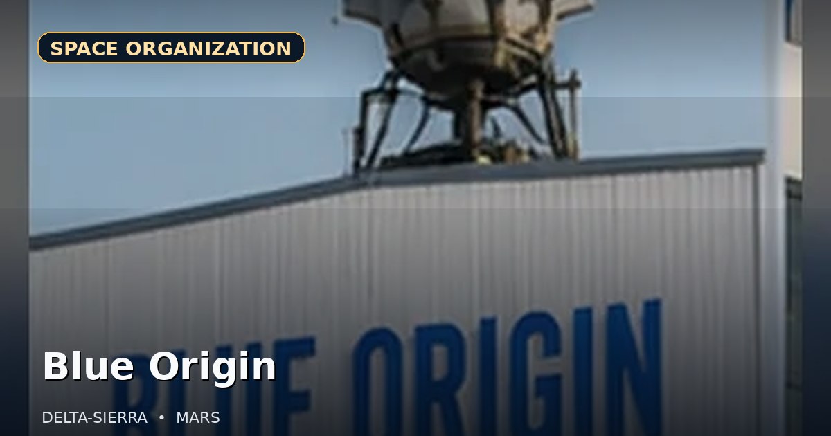Visual representation — Blue Origin