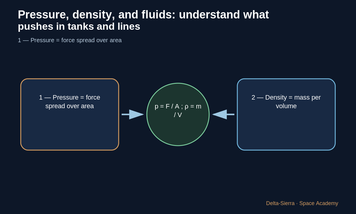 Teaching diagram 2: 2 — Density = mass per volume