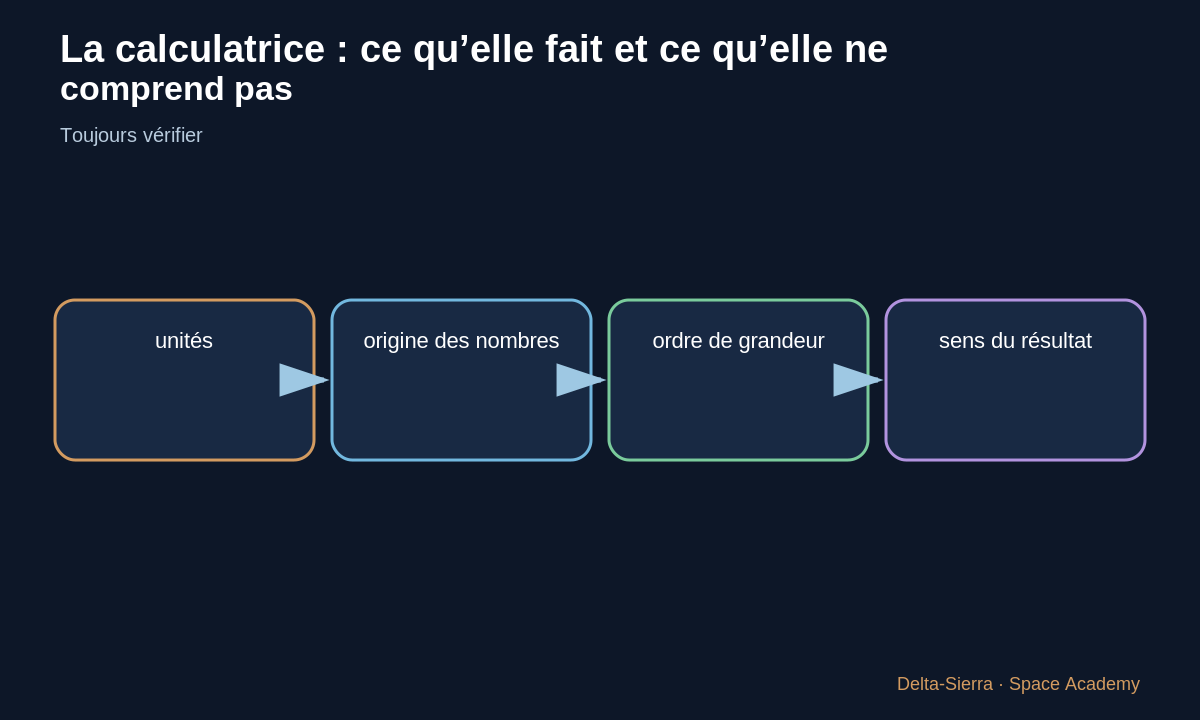 Schéma pédagogique 4: 4 — Estimer avant de calculer