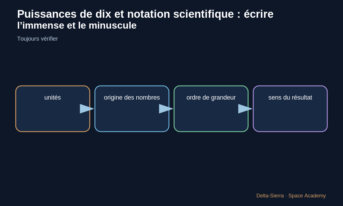 Schéma pédagogique 4: 4 — Préfixes et puissances